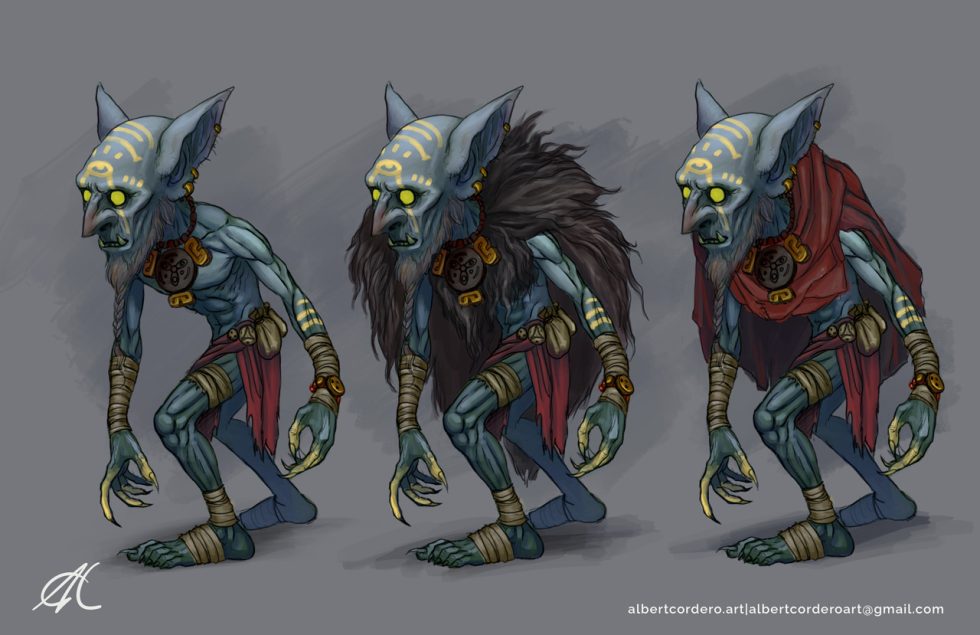 goblin-concept-sketches_albertcordero